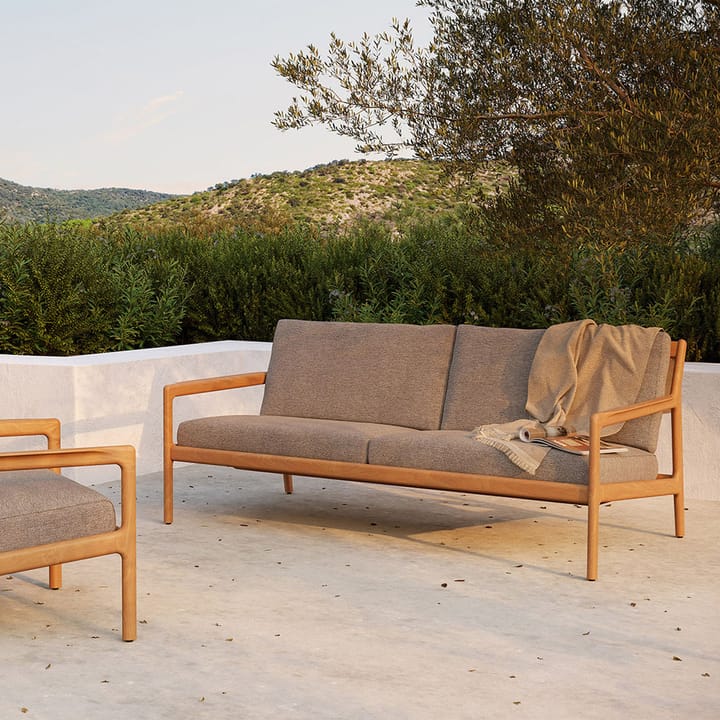 Jack outdoor sofa 2-pers. teak, Mocha Ethnicraft