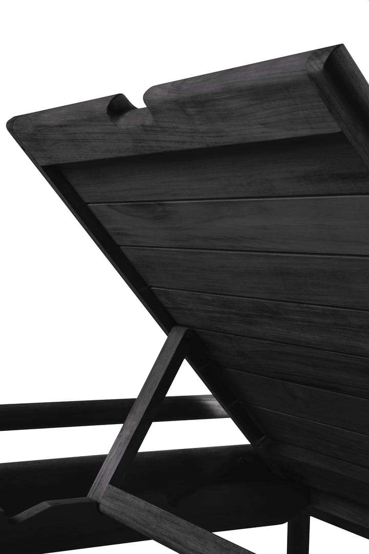 Jack outdoor solseng sortbejdset teak, Ekskl. hynde Ethnicraft
