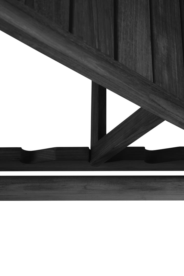 Jack outdoor solseng sortbejdset teak, Ekskl. hynde Ethnicraft