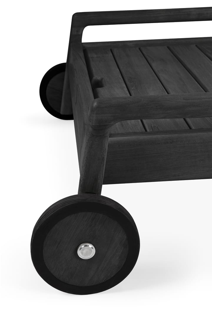 Jack outdoor solseng sortbejdset teak, Ekskl. hynde Ethnicraft