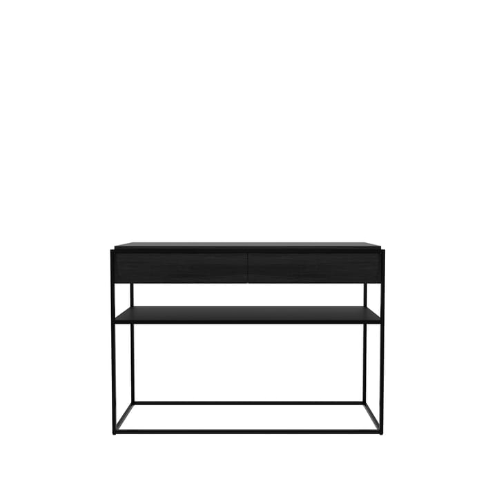 Monolit konsolbord 122x40 cm - Oak black/Black - Ethnicraft