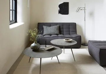 N701 fodskammel 70x70 cm - Dark grey - Ethnicraft