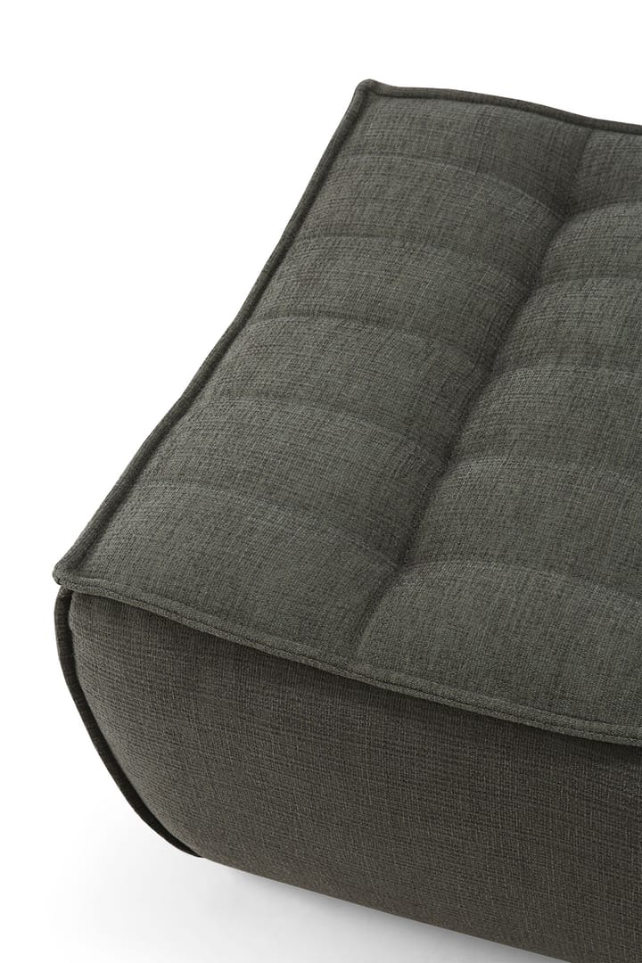 N701 fodskammel 70x70 cm, Moss Eco fabric Ethnicraft