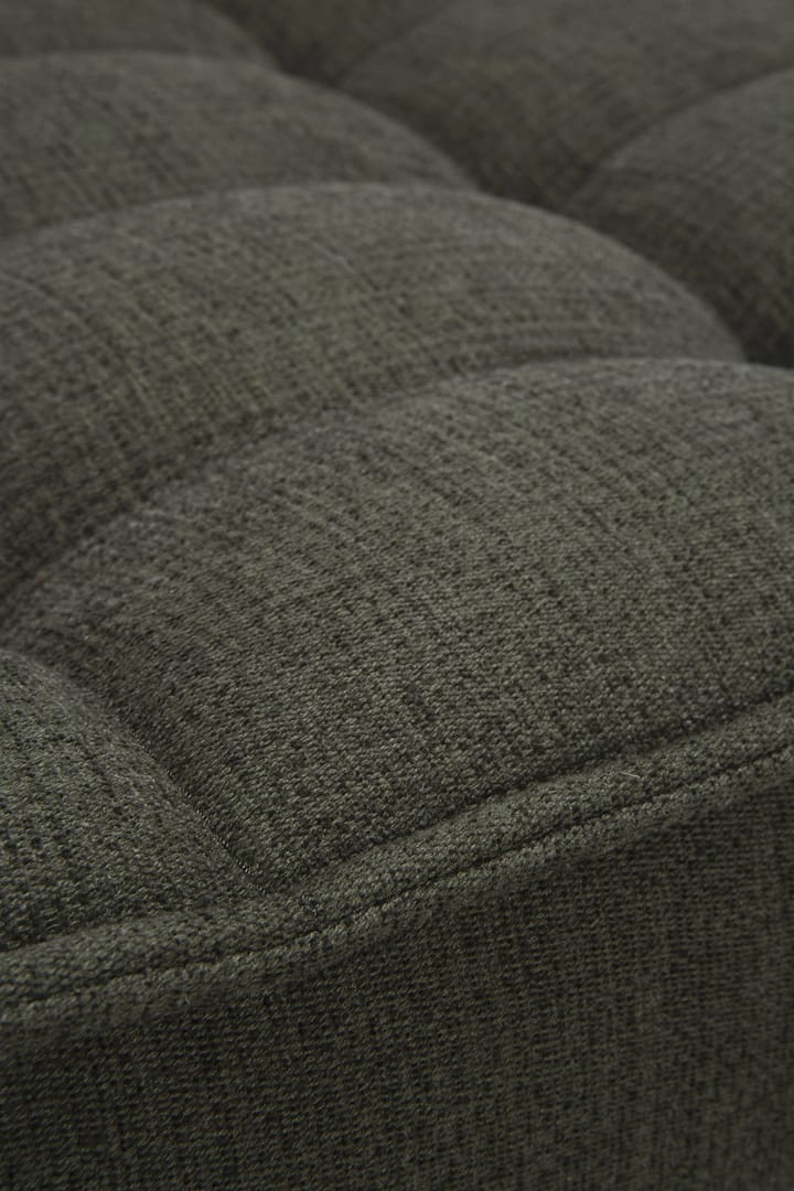 N701 fodskammel 70x70 cm, Moss Eco fabric Ethnicraft