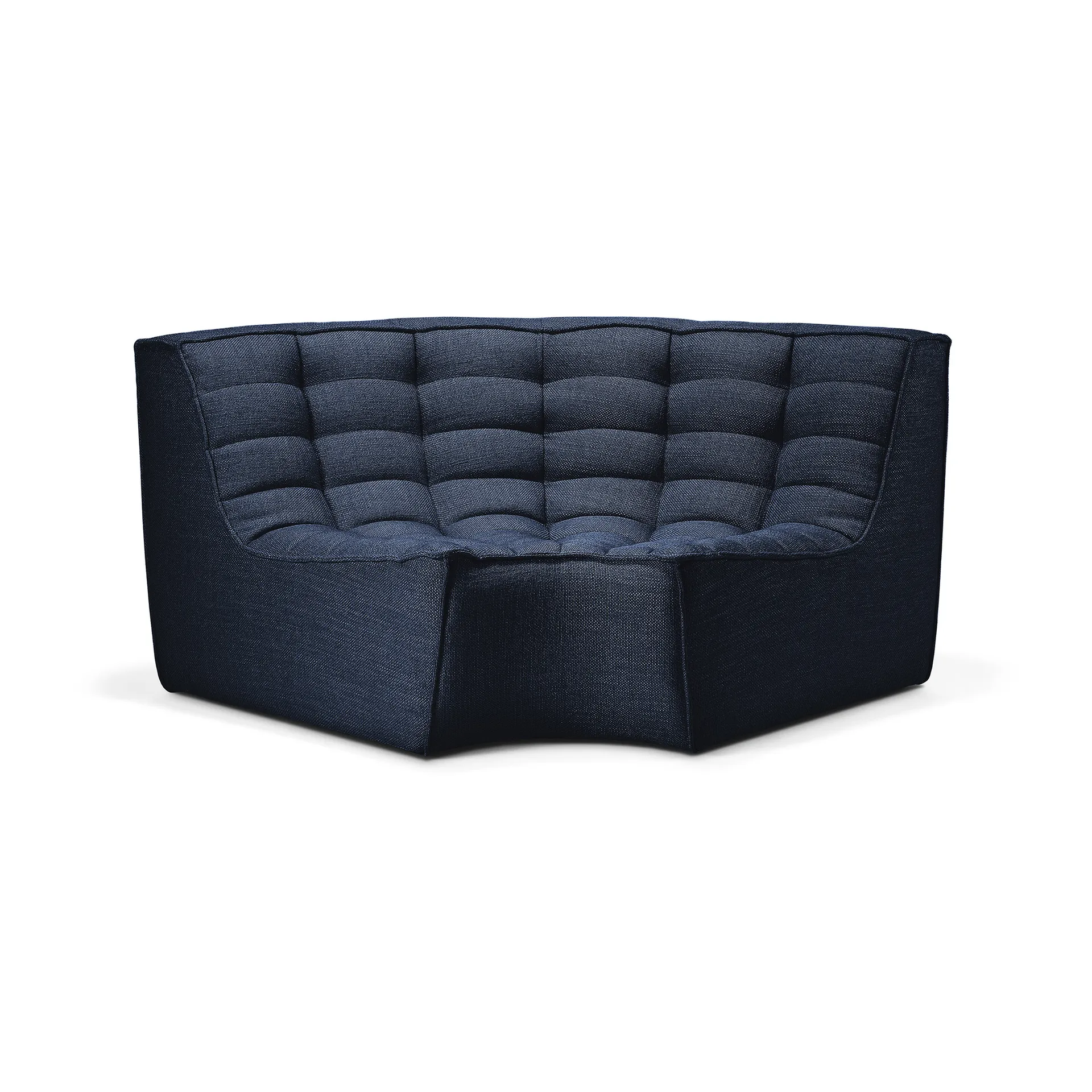 N701 hjørnemodul afrundet 90°, Graphite (blågrå) Ethnicraft