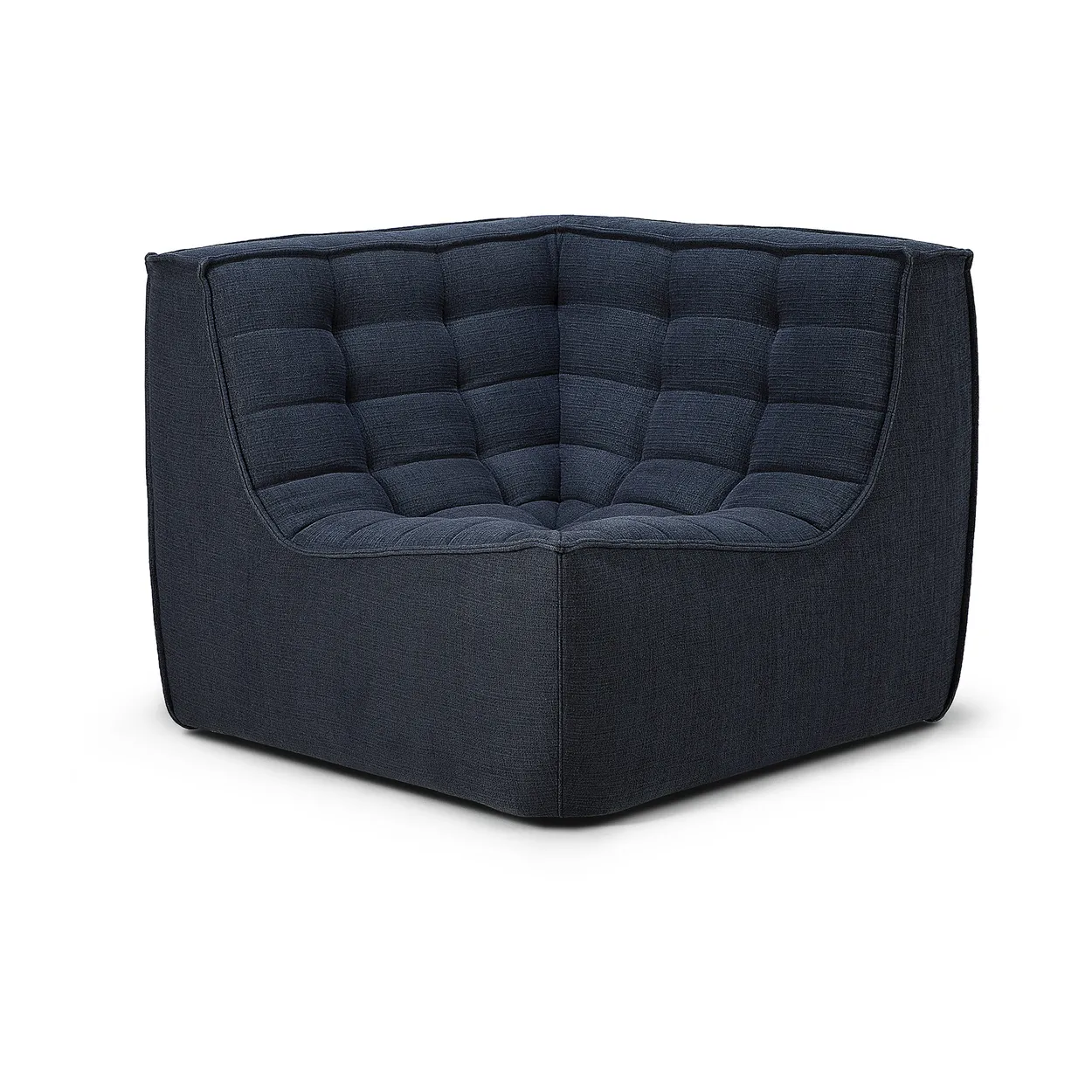 Ethnicraft N701 hjørnemodul lige Graphite (blågrå) | Skandinavisk Design | Sofaer | Blå