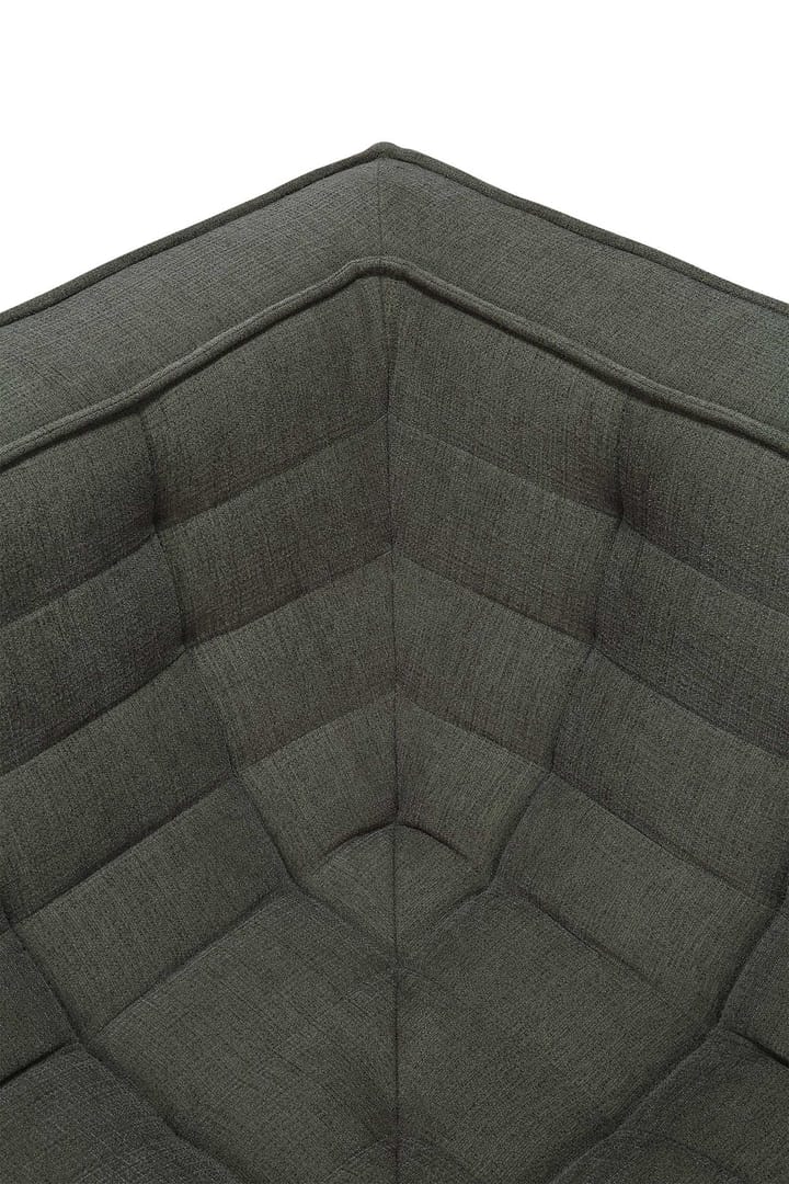 N701 hjørnemodul lige, Moss Eco fabric Ethnicraft