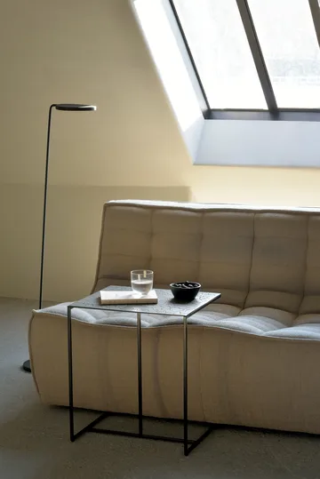 N701 modulhjørnesofa med afrundet hjørne, stof Beige, 330x260 cm - Ethnicraft