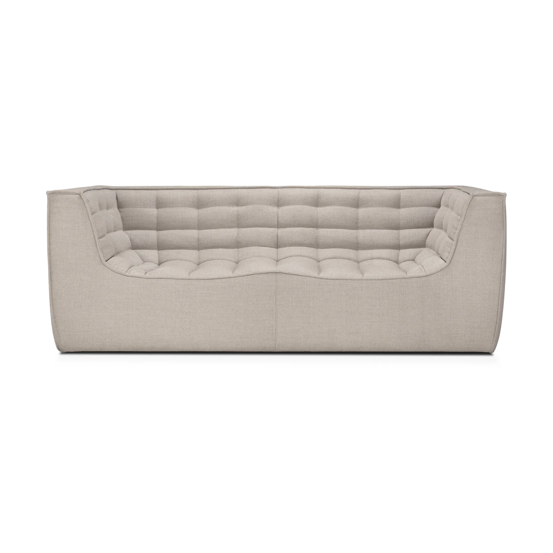 N701 sofa 2-personers, Beige, med armlæn Ethnicraft