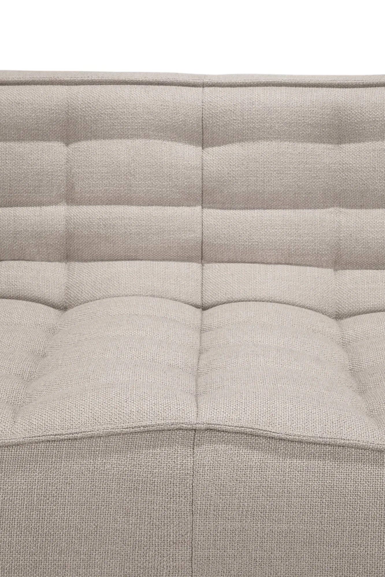 N701 sofa 2-personers, Beige, med armlæn Ethnicraft