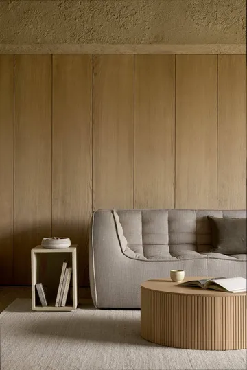 N701 sofa 2-personers - Beige, med armlæn - Ethnicraft