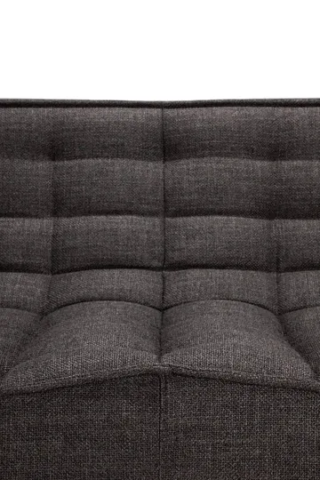 N701 sofa 2-personers - Dark grey, med armlæn - Ethnicraft
