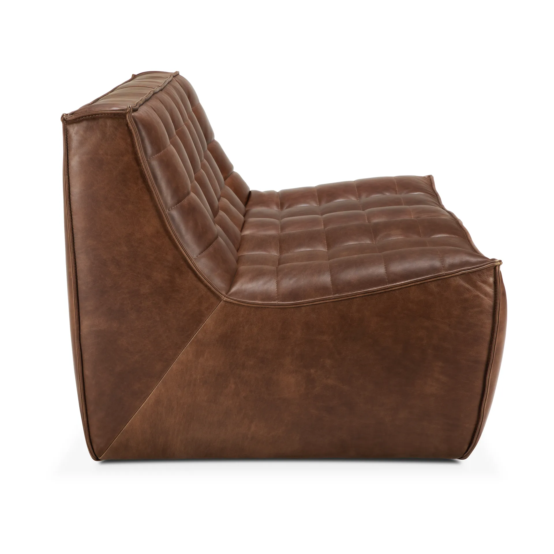 N701 sofa 2-personers, Læder Chestnut Ethnicraft
