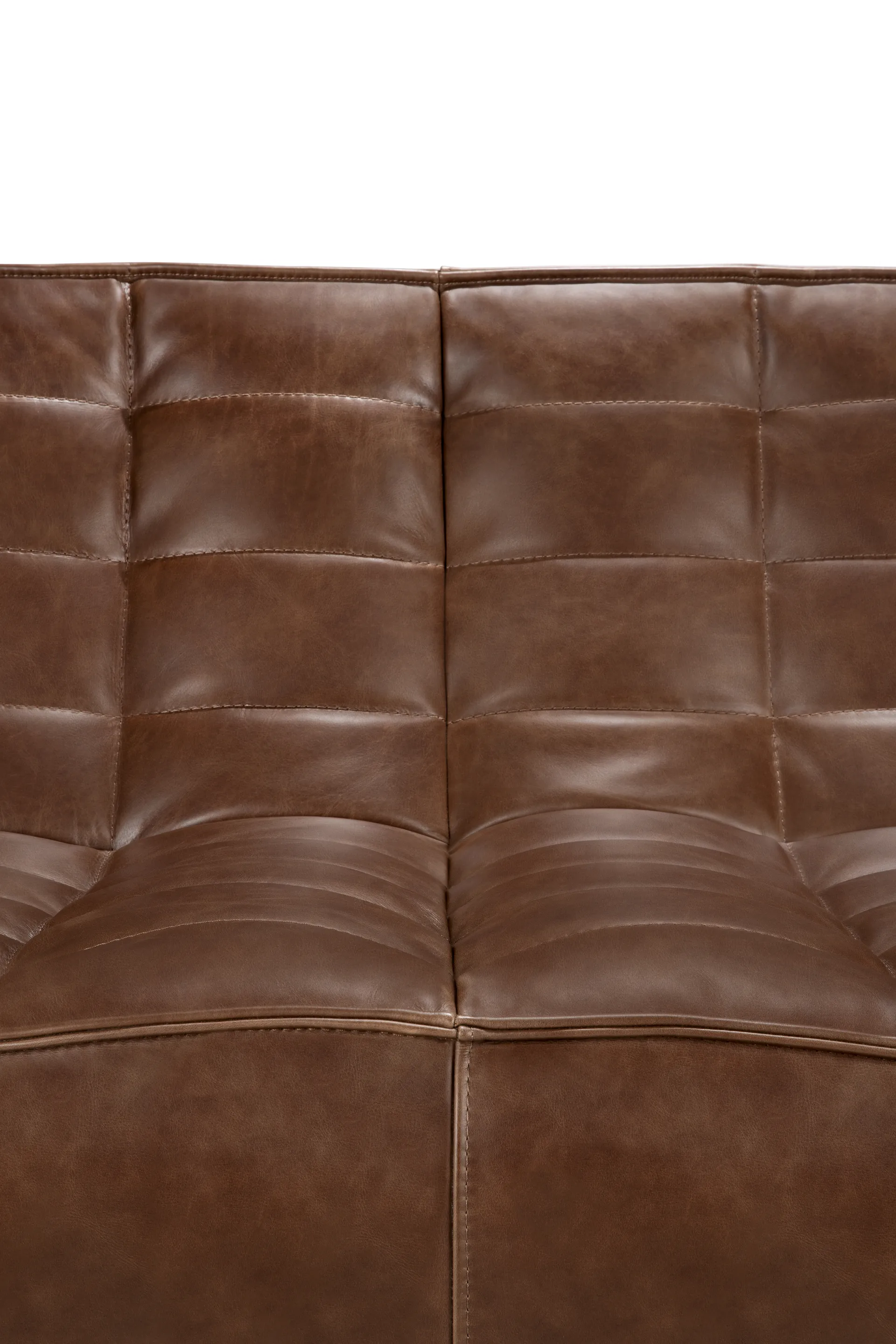 N701 sofa 2-personers, Læder Chestnut Ethnicraft