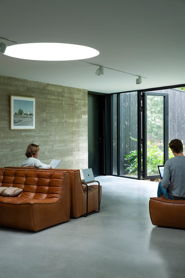 N701 sofa 2-personers, læder old saddle brown Ethnicraft