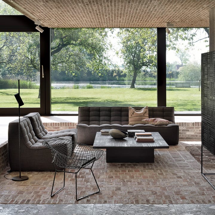 N701 sofa 2-personers, Stof dark grey Ethnicraft