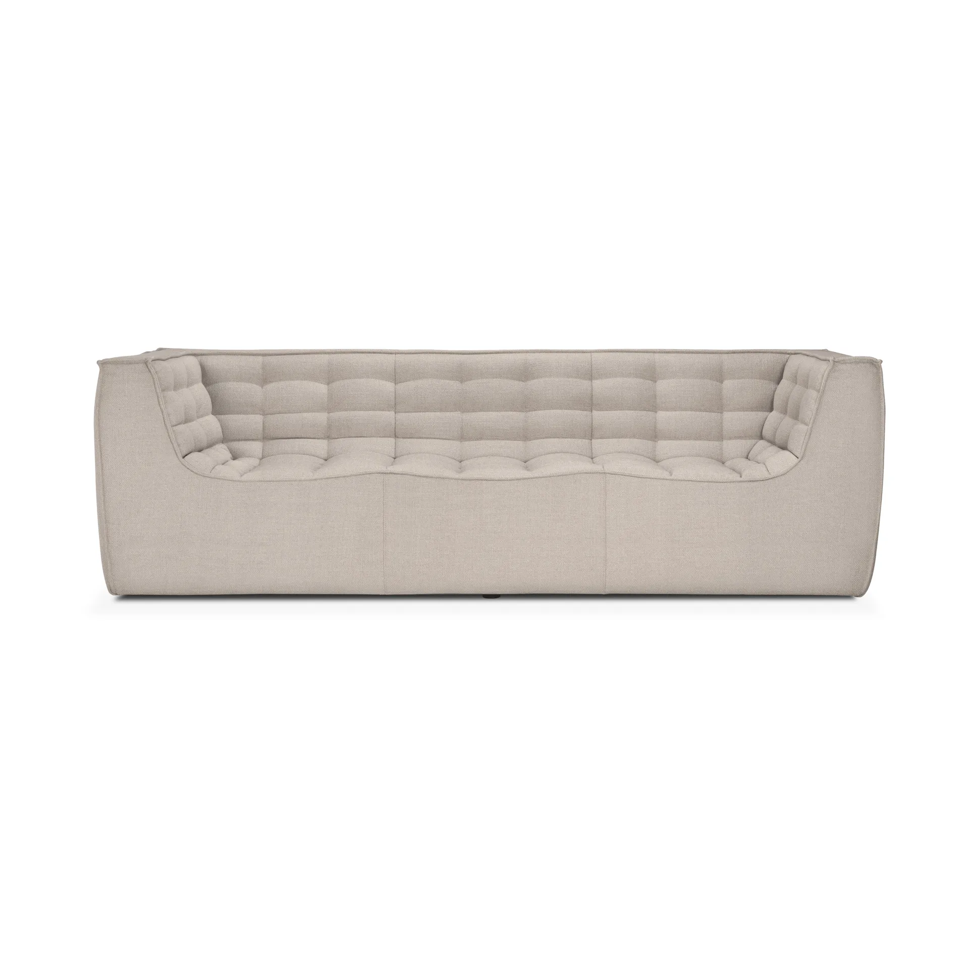 N701 sofa 3-personers, Beige, med armlæn Ethnicraft