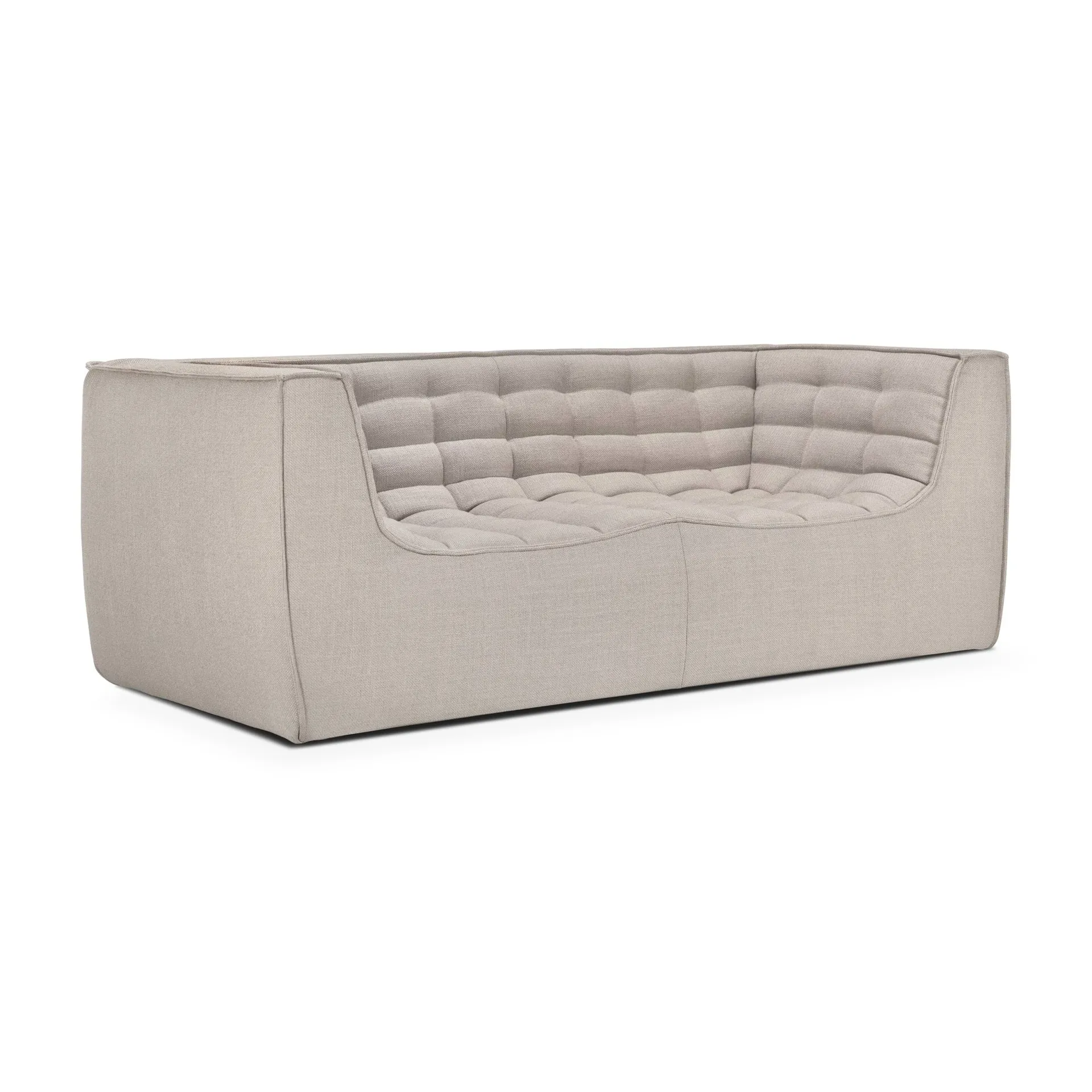 N701 sofa 3-personers, Beige, med armlæn Ethnicraft