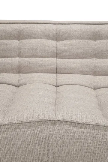 N701 sofa 3-personers - Beige, med armlæn - Ethnicraft