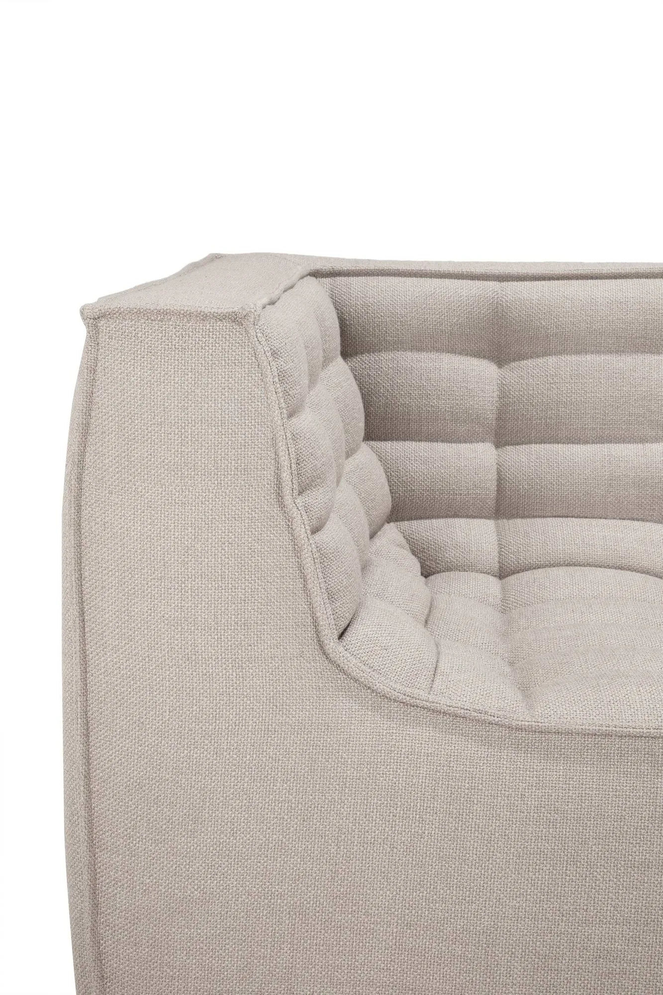 N701 sofa 3-personers, Beige, med armlæn Ethnicraft