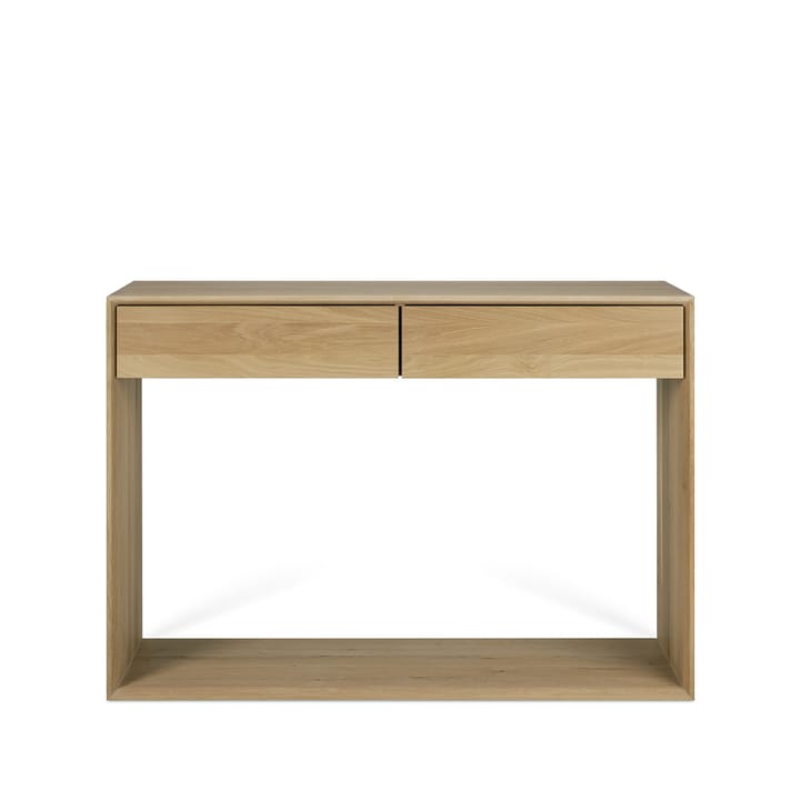 Nordic konsolbord, Lakeret eg to skuffer 120x40 cm Ethnicraft
