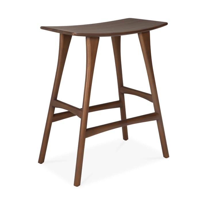 Osso Counter høj taburet 67 cm, Lakeret teak Ethnicraft