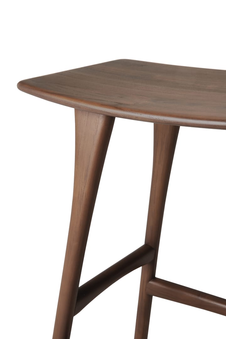 Osso Counter høj taburet 67 cm, Lakeret teak Ethnicraft