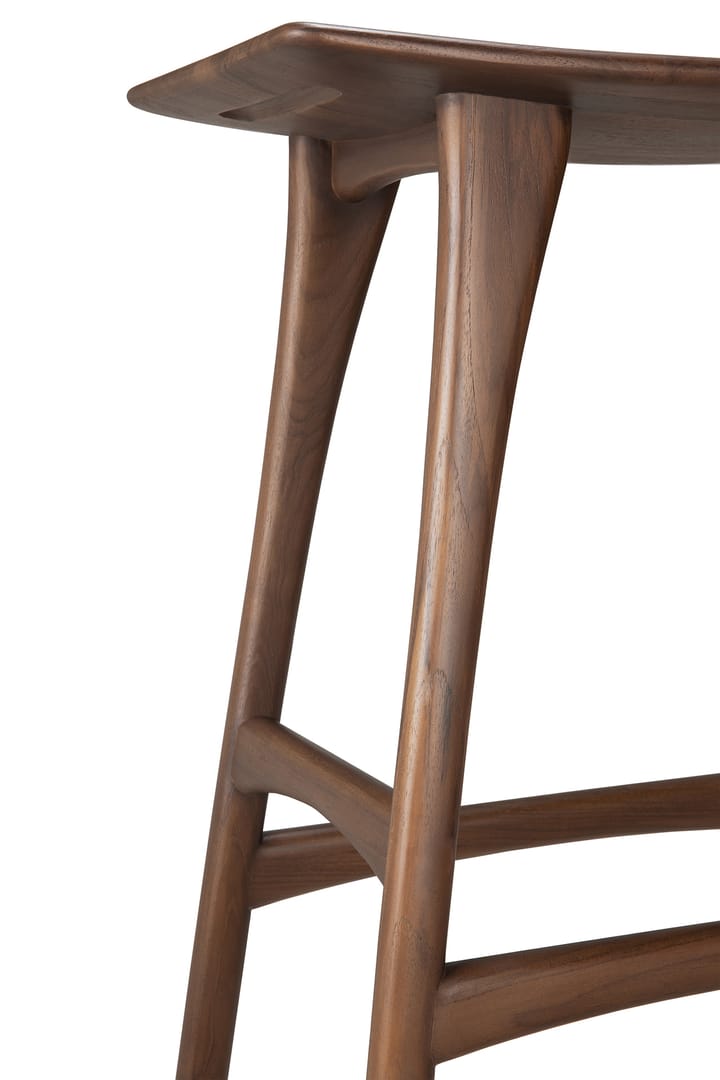 Osso Counter høj taburet 67 cm, Lakeret teak Ethnicraft