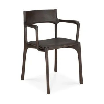 PI armstol - Dark brown teak - Ethnicraft