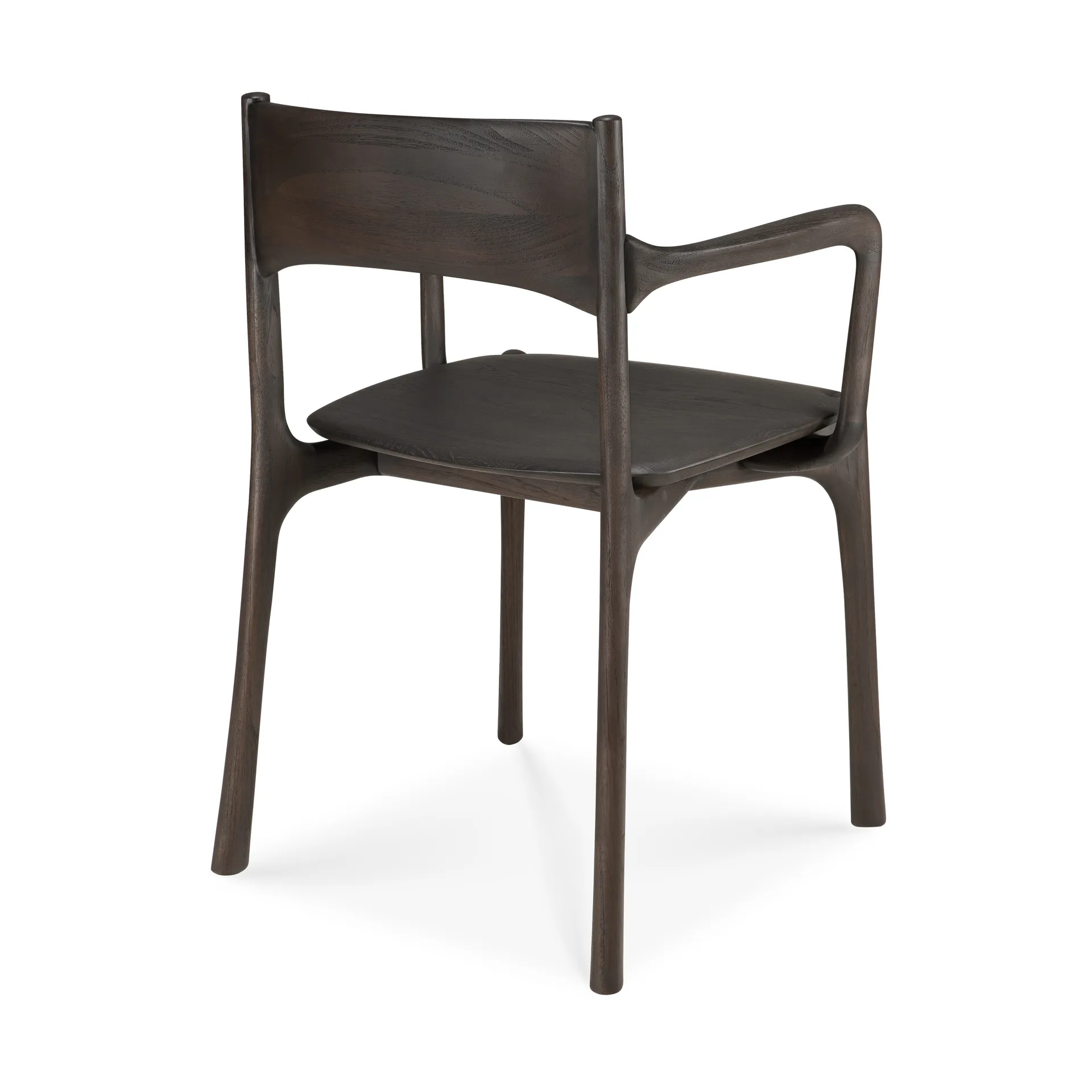 PI armstol, Dark brown teak Ethnicraft