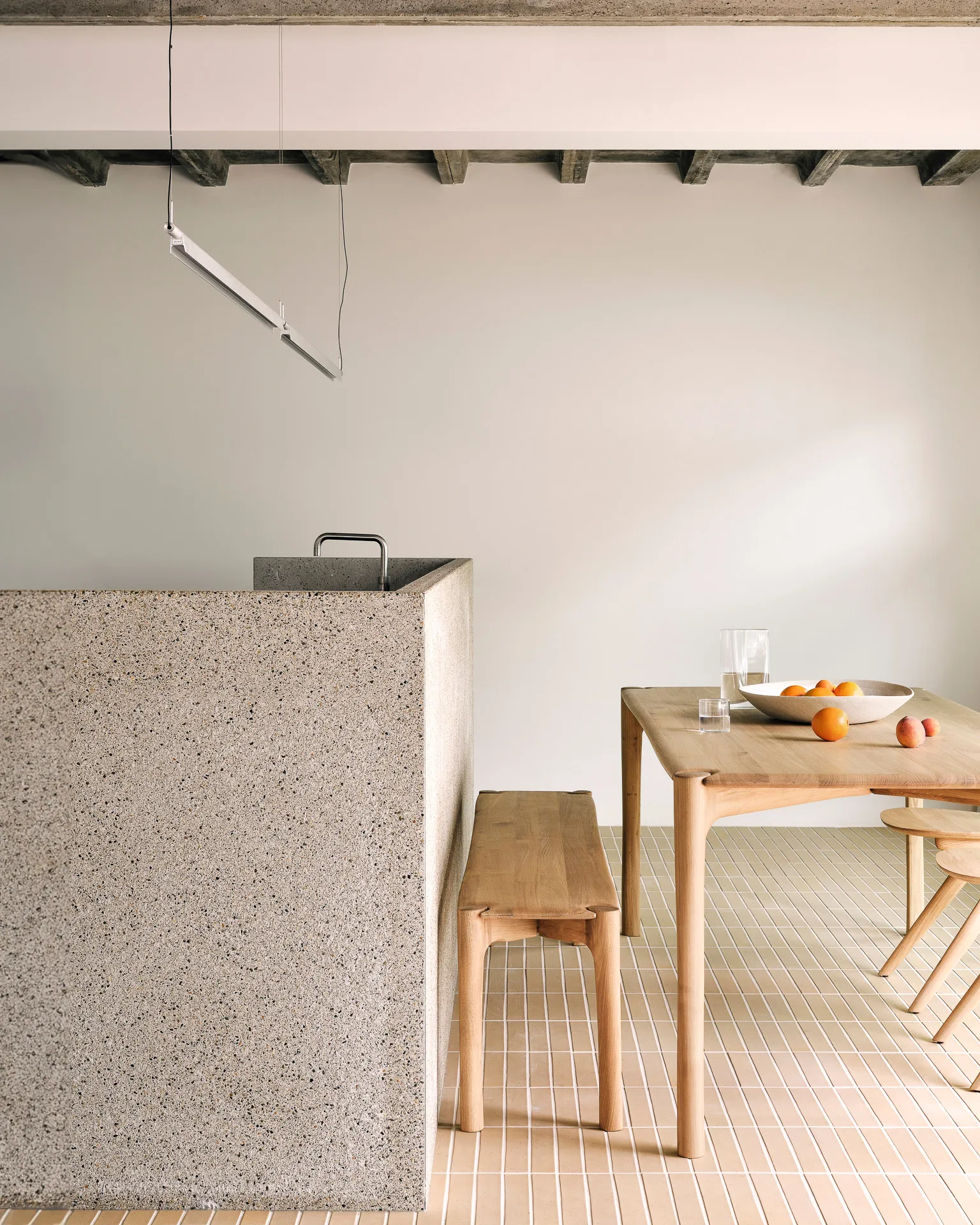 PI bænk 126x35 cm, Eg Ethnicraft