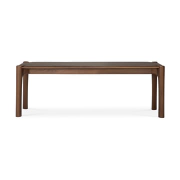 PI bænk 126x35 cm - Lakeret teak - Ethnicraft