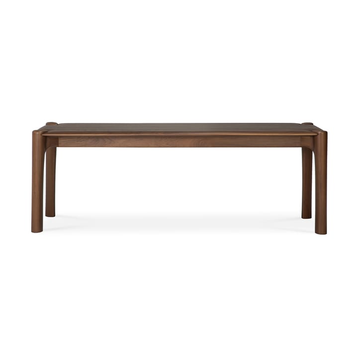 PI bænk 126x35 cm, Lakeret teak Ethnicraft