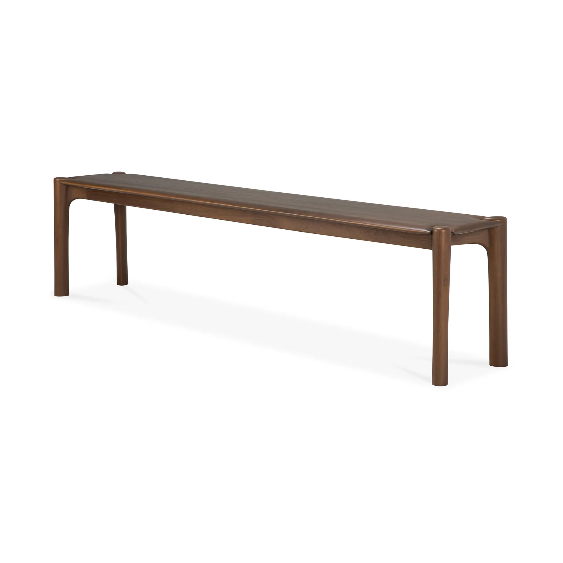 PI bænk 186x35 cm, Lakeret teak Ethnicraft