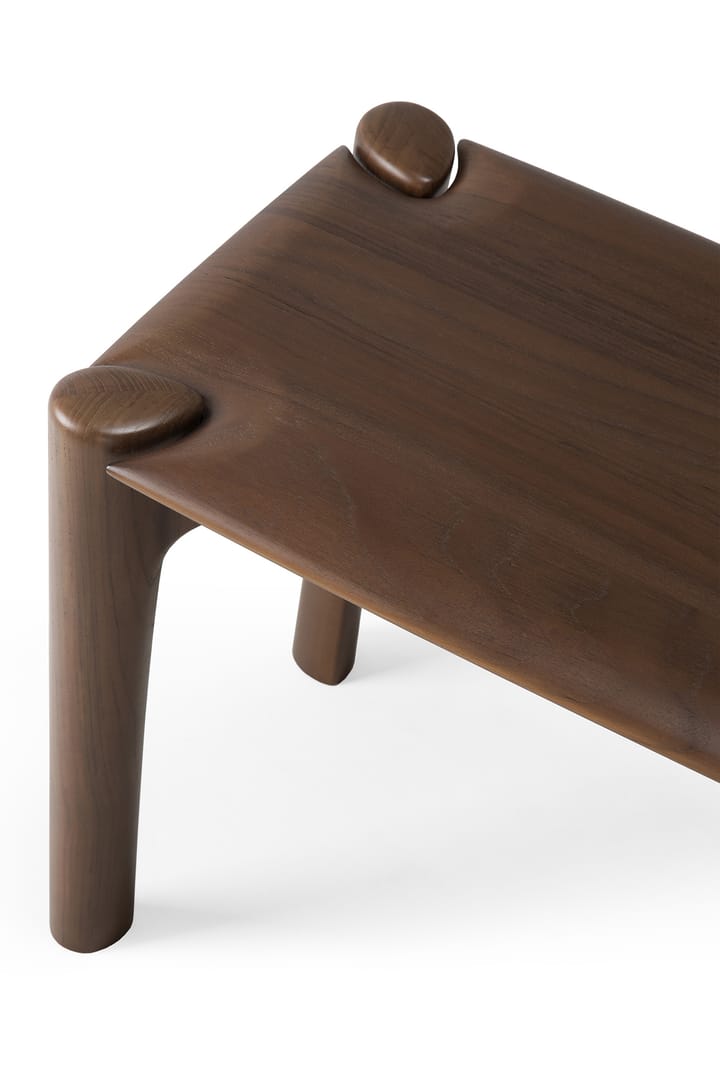 PI bænk 186x35 cm, Lakeret teak Ethnicraft