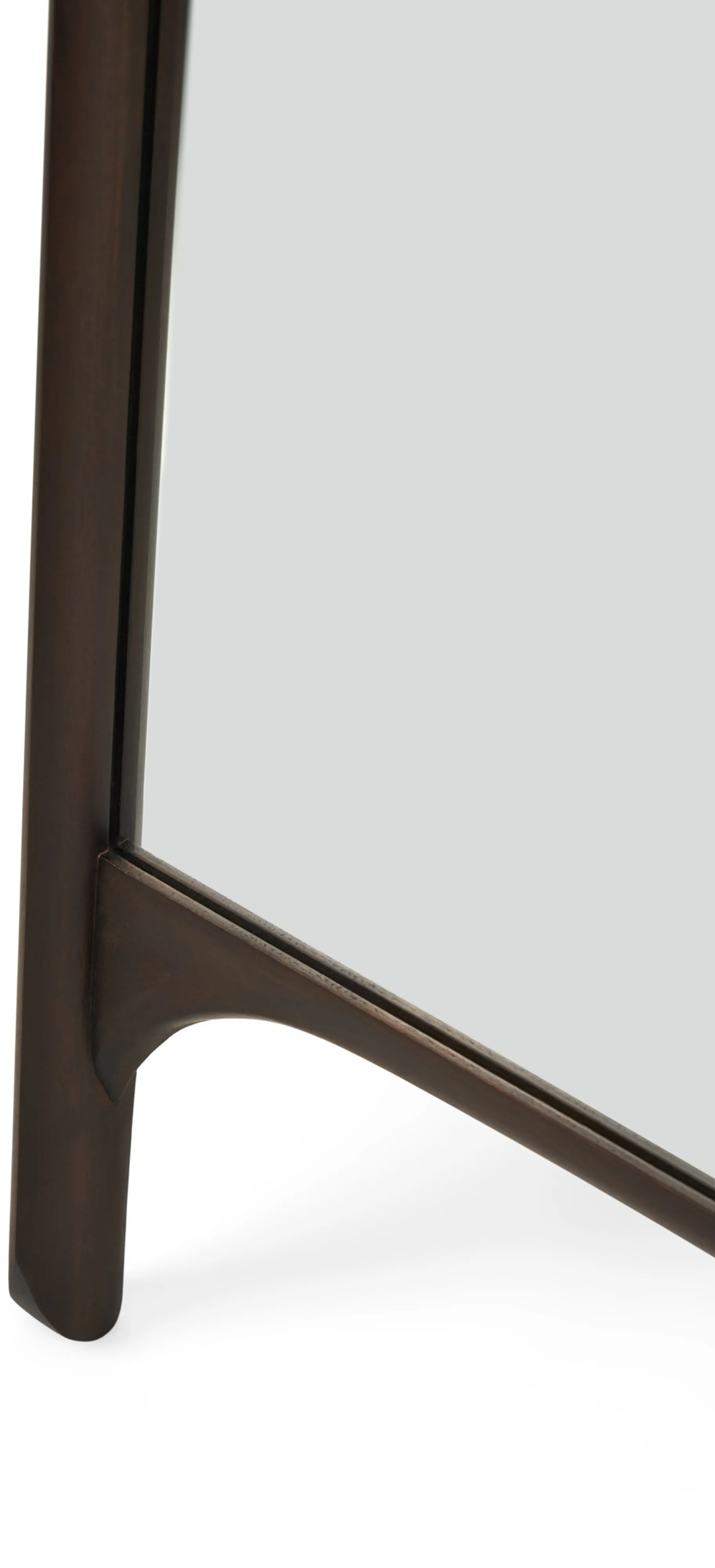 PI gulvspejl 80x200 cm, Mørkebrunt bejdset mahogni Ethnicraft