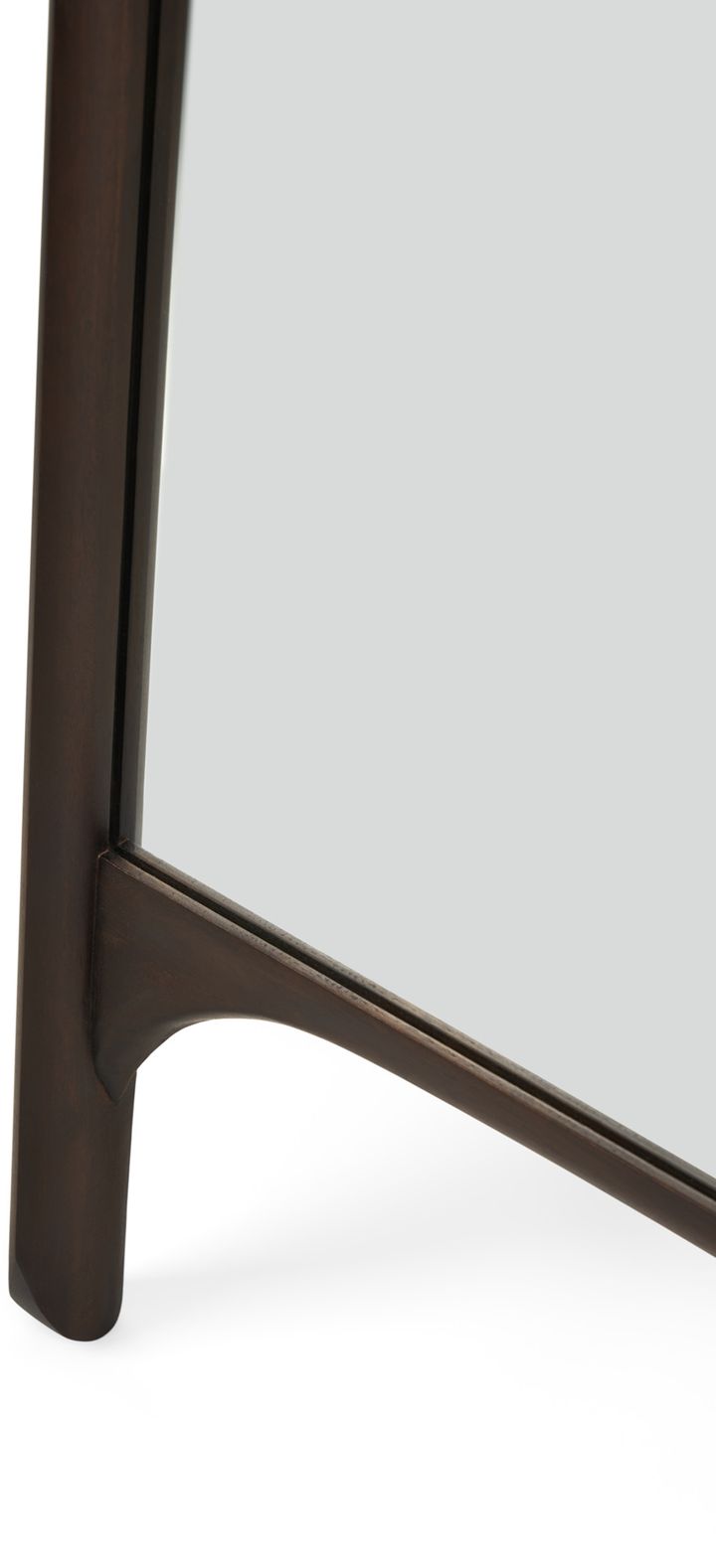 PI gulvspejl 80x200 cm, Mørkebrunt bejdset mahogni Ethnicraft