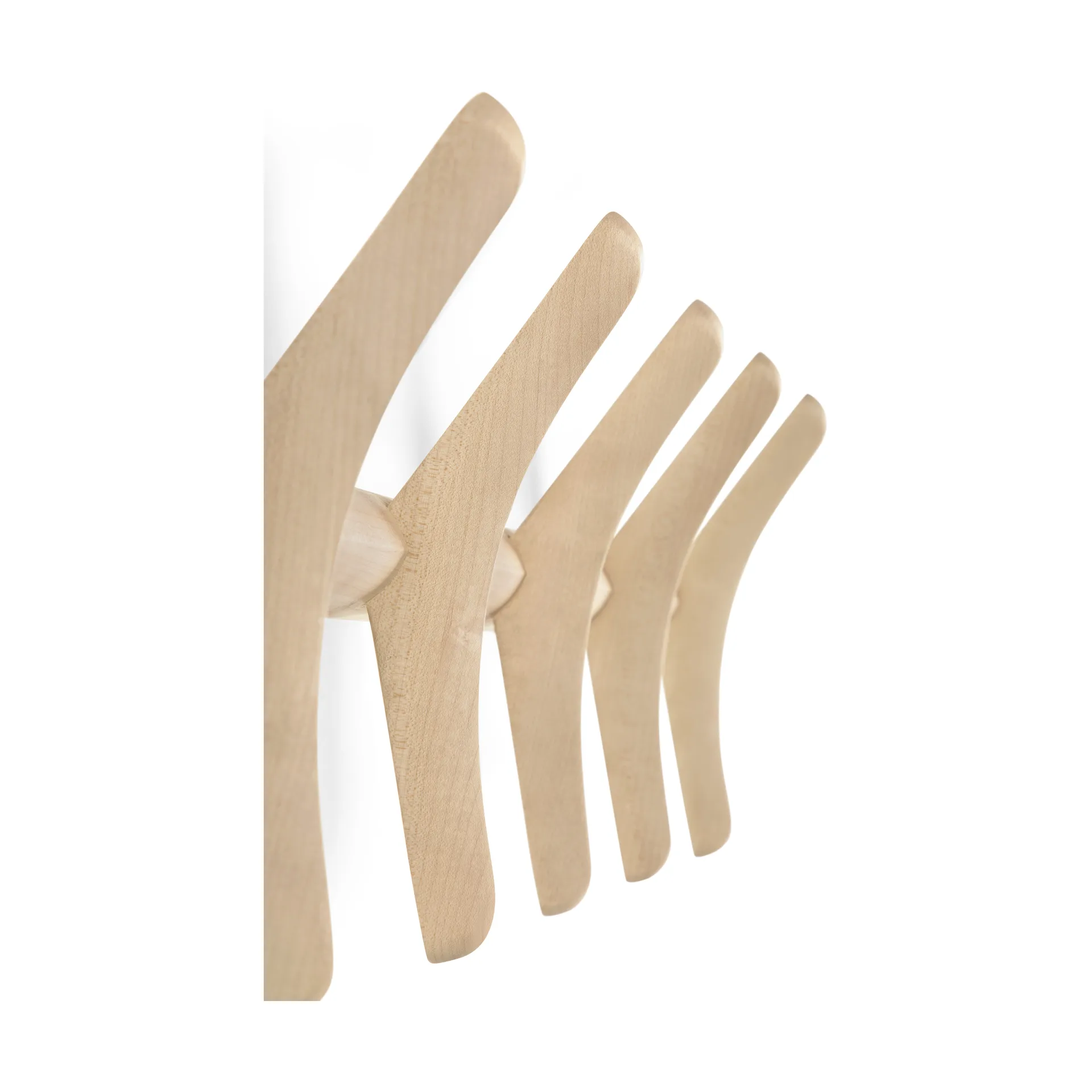 PI knagerække væg, Lakeret platan, 70x21 cm Ethnicraft