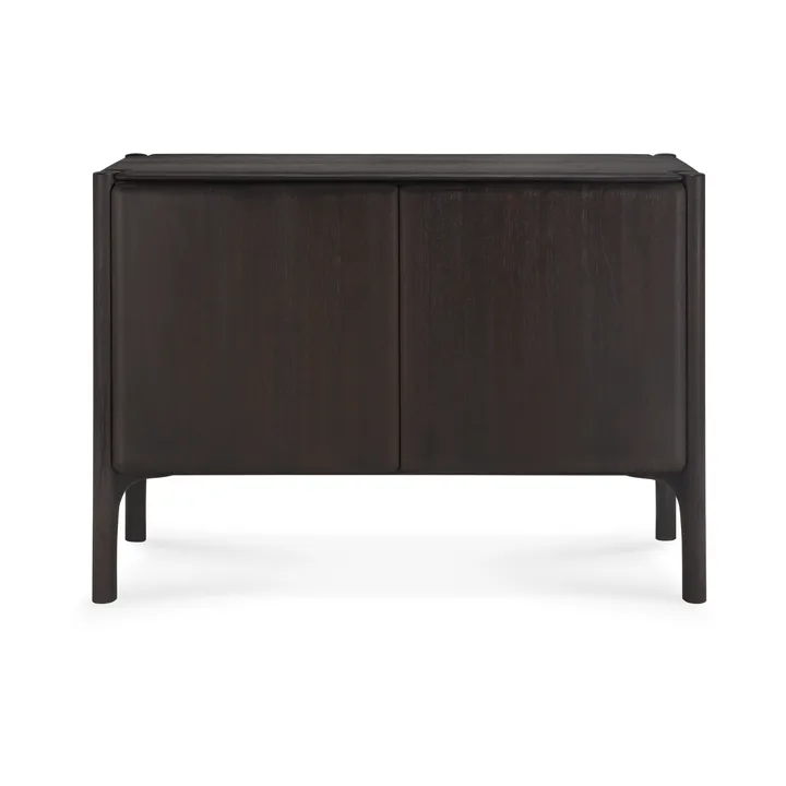 PI sideboard - oak - 3 låger - Teak dark brown, 2 døre - Ethnicraft