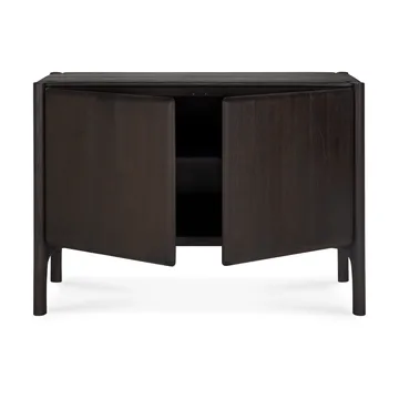 PI sideboard - oak - 3 låger - Teak dark brown, 2 døre - Ethnicraft