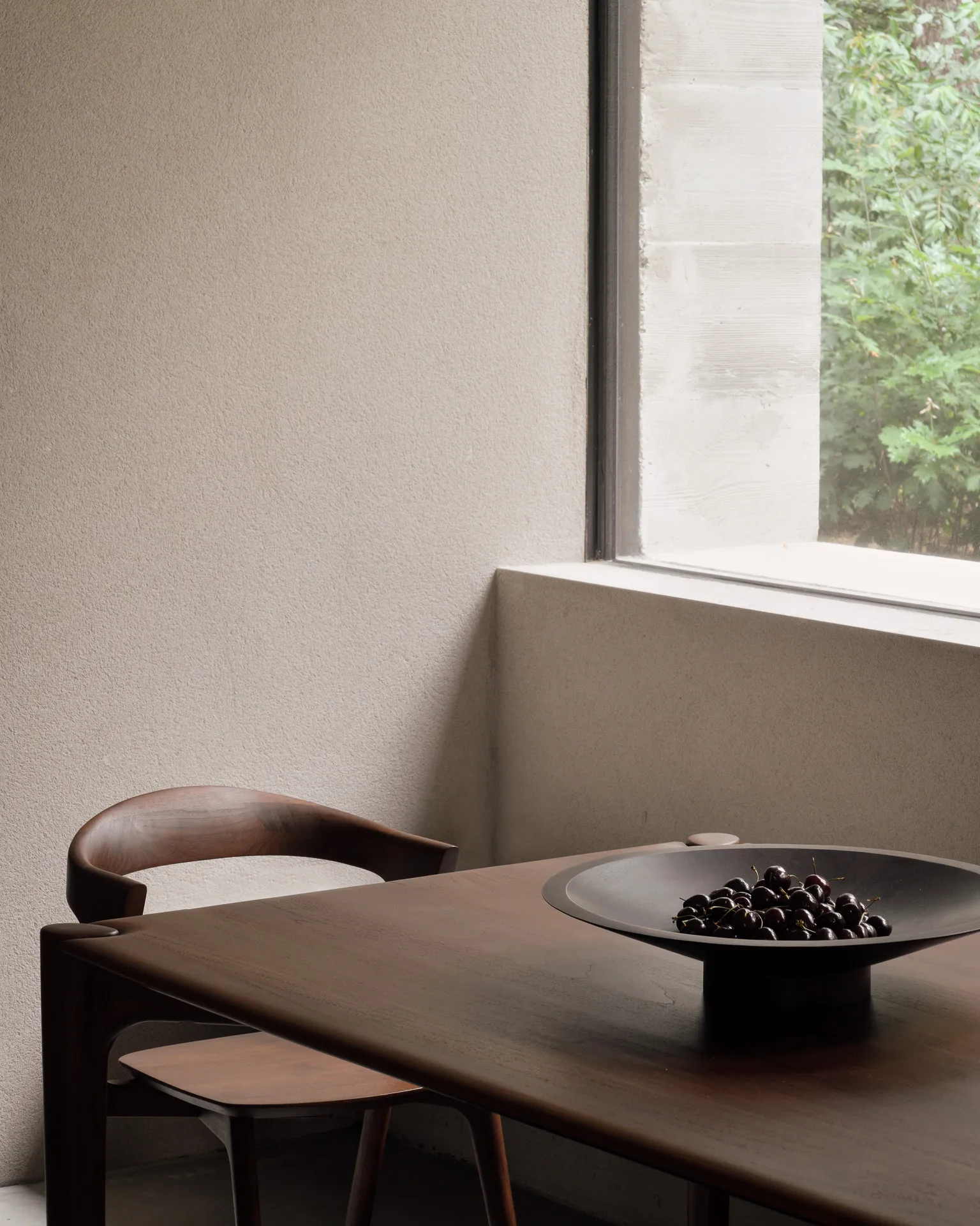 PI spisebord 220x95 cm, Lakeret teak Ethnicraft