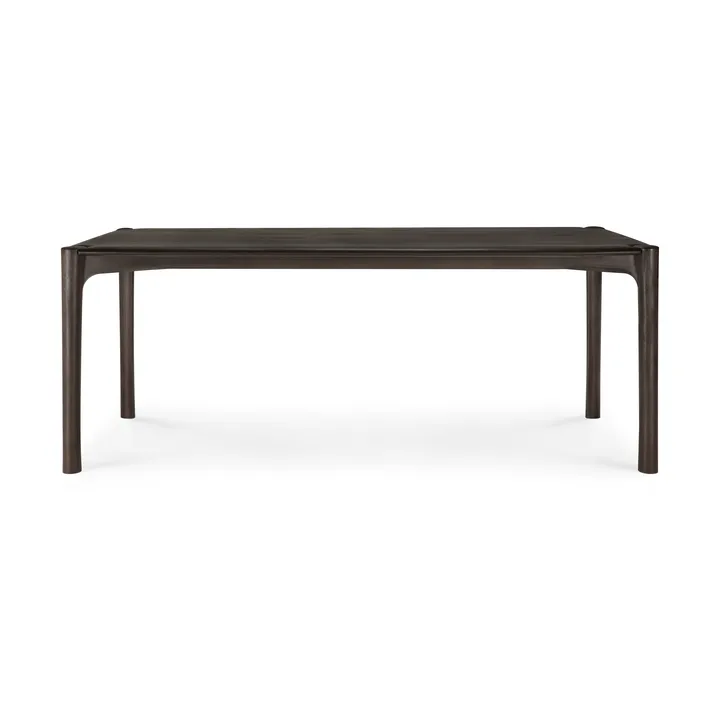 PI spisebord - Dark brown teak, 200x95 cm - Ethnicraft