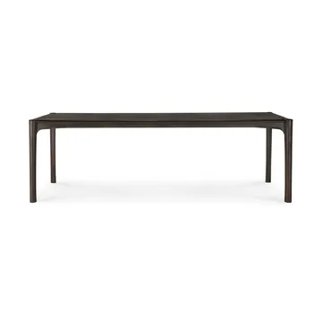 PI spisebord - Dark brown teak, 240x100 cm - Ethnicraft