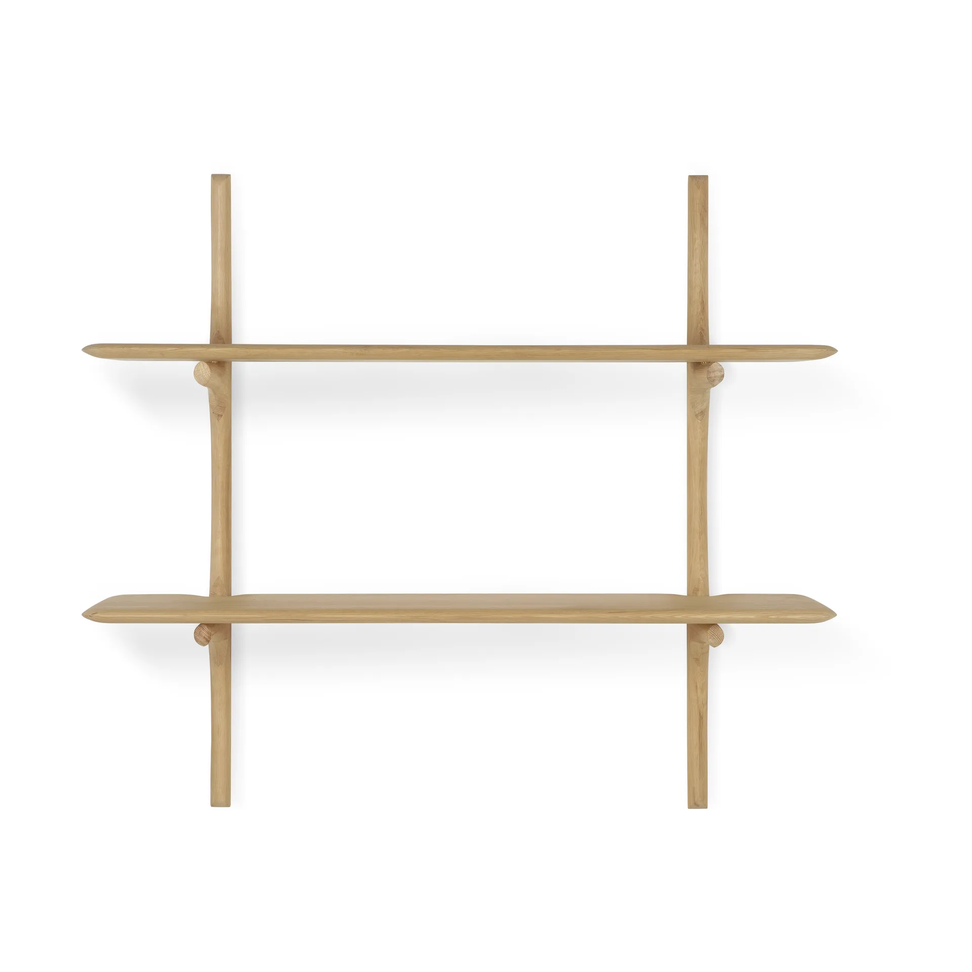 PI Væghylde, Eg, 2 hylder Ethnicraft