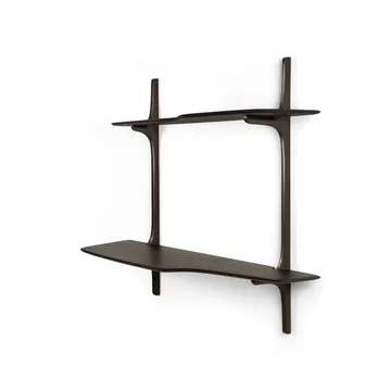 PI vægmonteret skrivebord - Dark brown mahogny, 140x48 cm - Ethnicraft