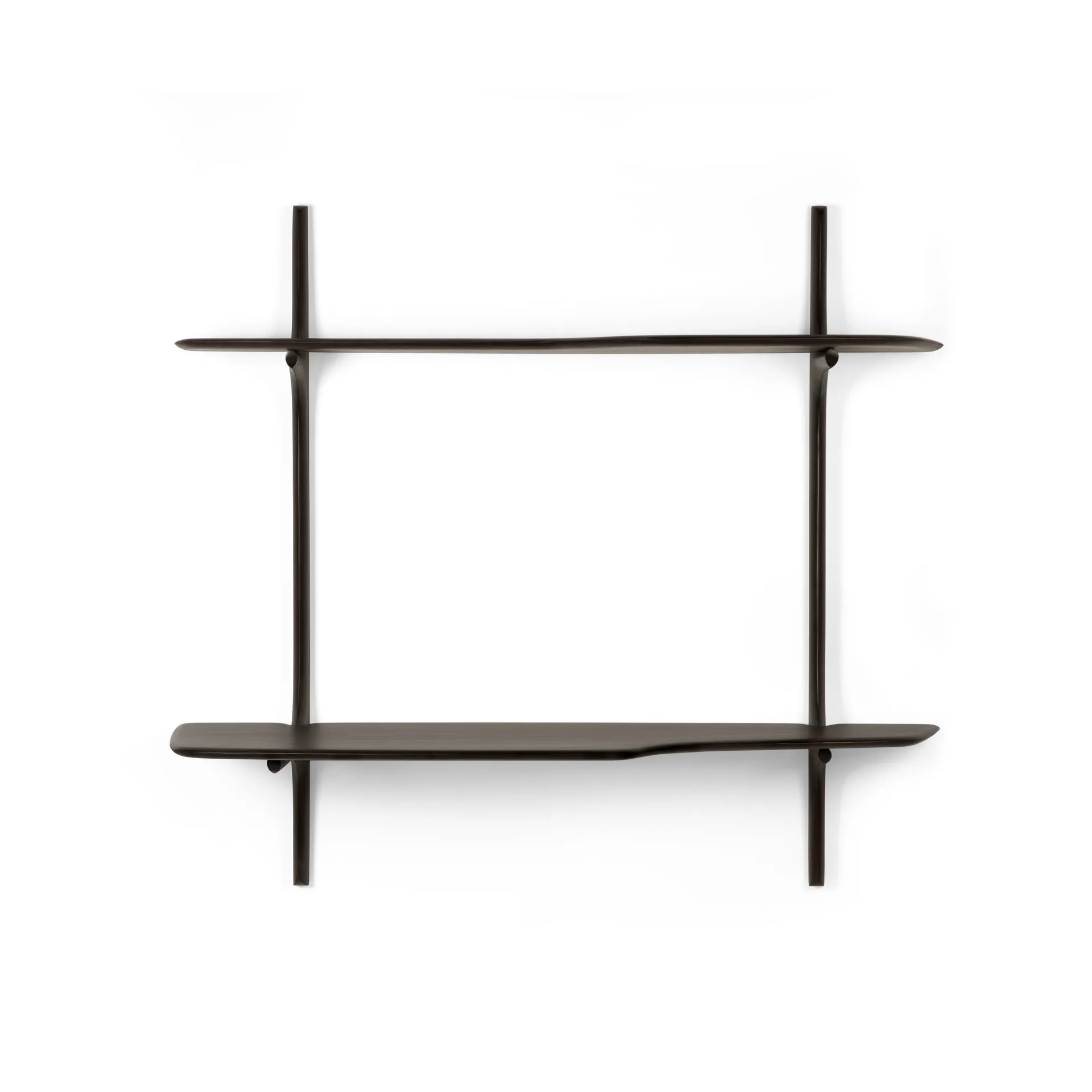 PI vægmonteret skrivebord, Dark brown mahogny, 140x48 cm Ethnicraft