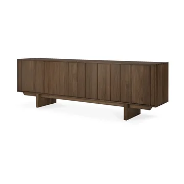 Pillar skænk - Wild brown teak, 220 cm - Ethnicraft