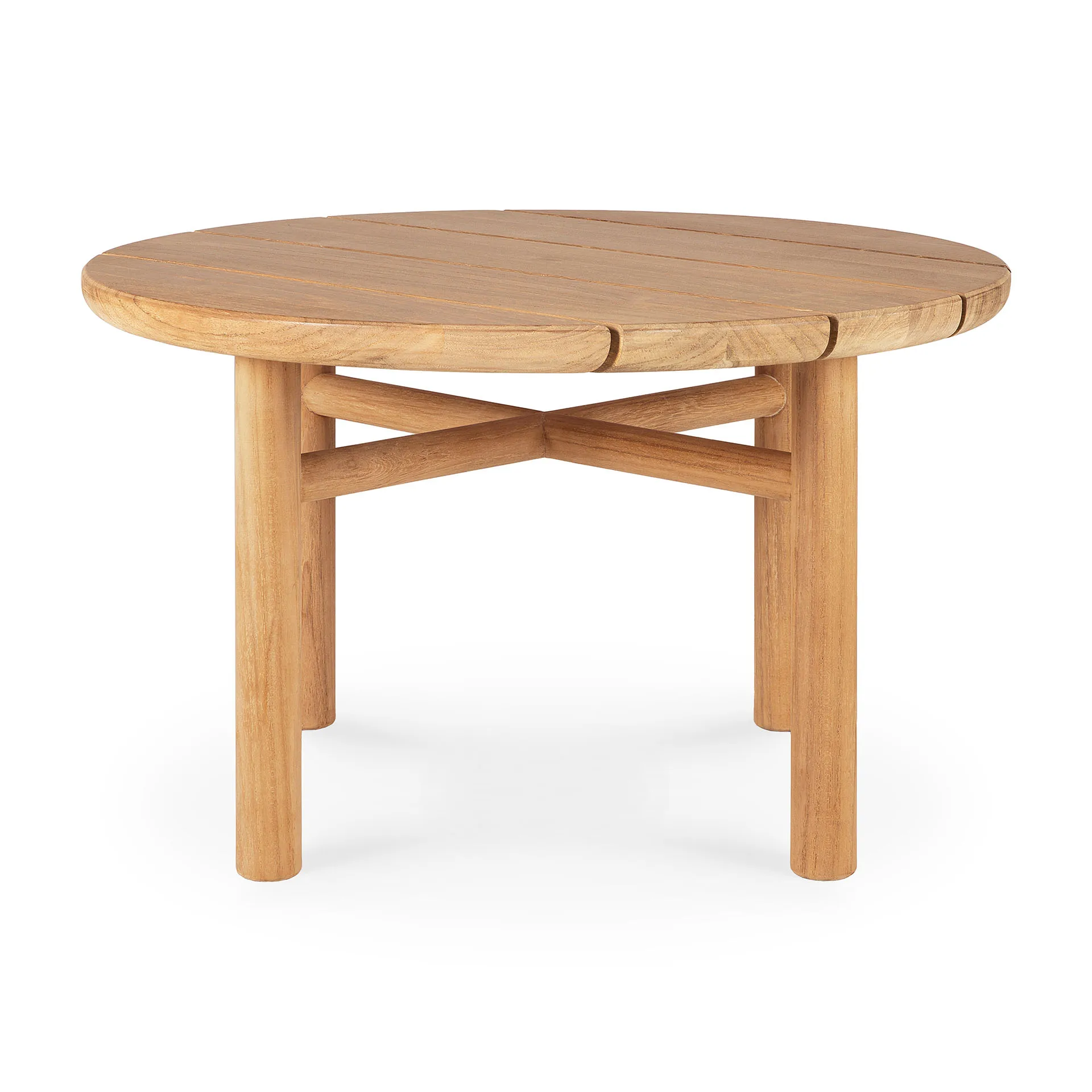 Quatro outdoor sofabord teak, Ø59 cm Ethnicraft