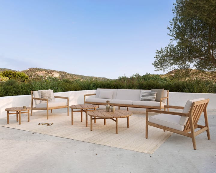 Quatro outdoor sofabord teak, Ø59 cm Ethnicraft