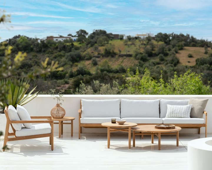 Quatro outdoor sofabord teak, Ø59 cm Ethnicraft